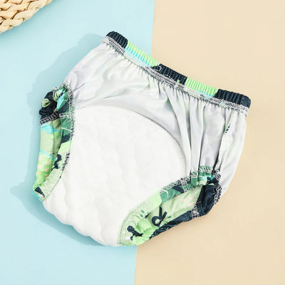 BABY COTTON TRAINING PANTS – WATERPROOF REUSABLE CLOTH DIAPERS FOR TODDLERS BABY UNDERWEAR NAPPIES