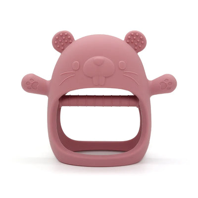 1PC BPA FREE CUTE CARTOON ANIMAL SILICONE TEETHER TOY BRACELET TEETHING GLOVE FOR BABY NEWBORN ACCESSORIES