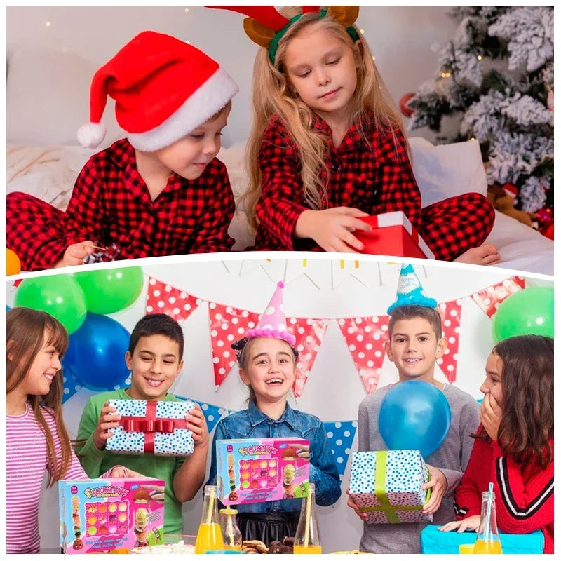 Children's Ice Cream Folding Play Home Toys Hand eye Coordination Parent Child Interactive Desktop Early Education Puzzle Toys