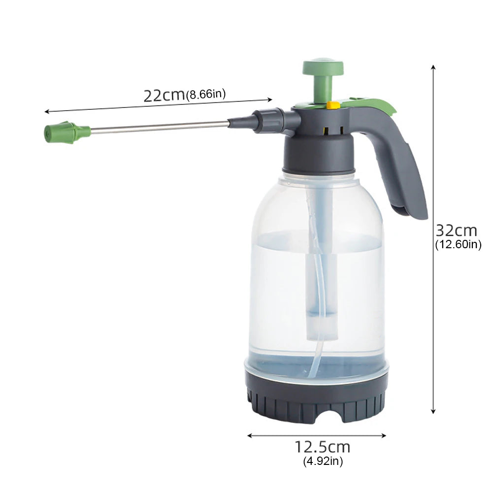 2L Hand Pressure Water Sprayer Air Compression Pump Garden Sprayer Sprinkler Disinfection Watering Can for Watering Flowers