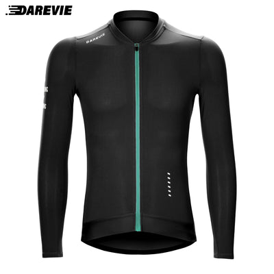 DAREVIE Cycling Jersey Long Sleeve Men Women 2025 Cool Feel Man Cycling Maillot Breathable Quick Dry SPF 50 Slim Fit Small Size