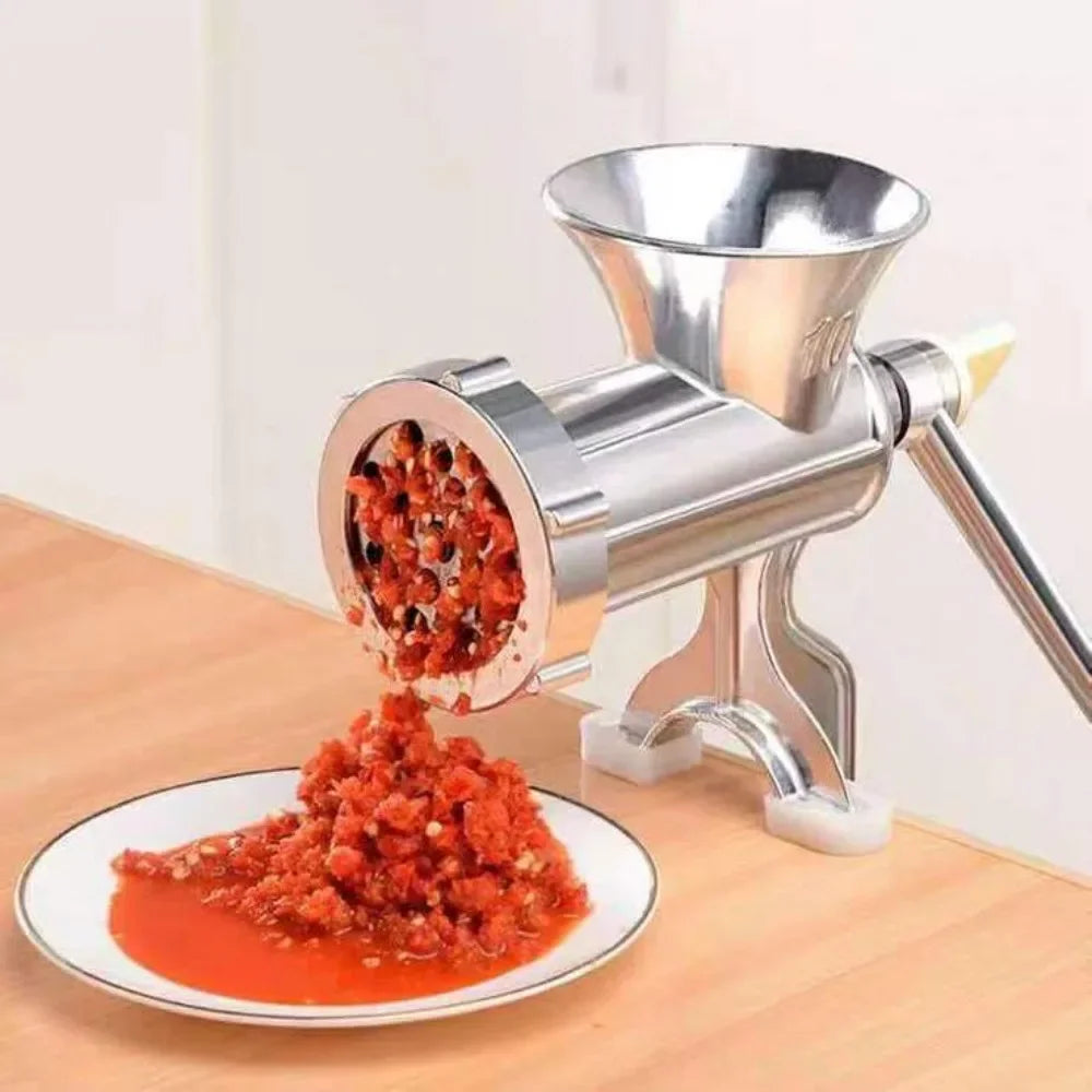 Heavy Duty Hand Operated Manual Kitchen Meat Mincer Noodles Grinder Sausage Filler Fruit Vegetable Beef Sausage Pasta Maker New