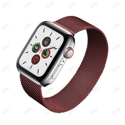 Milanese Loop for apple watch band 44mm 45mm 40mm 41mm 38-42mm pride bracelet iwatch series 9 8 7 6 SE 5 4 3 ultra 2 49mm strap