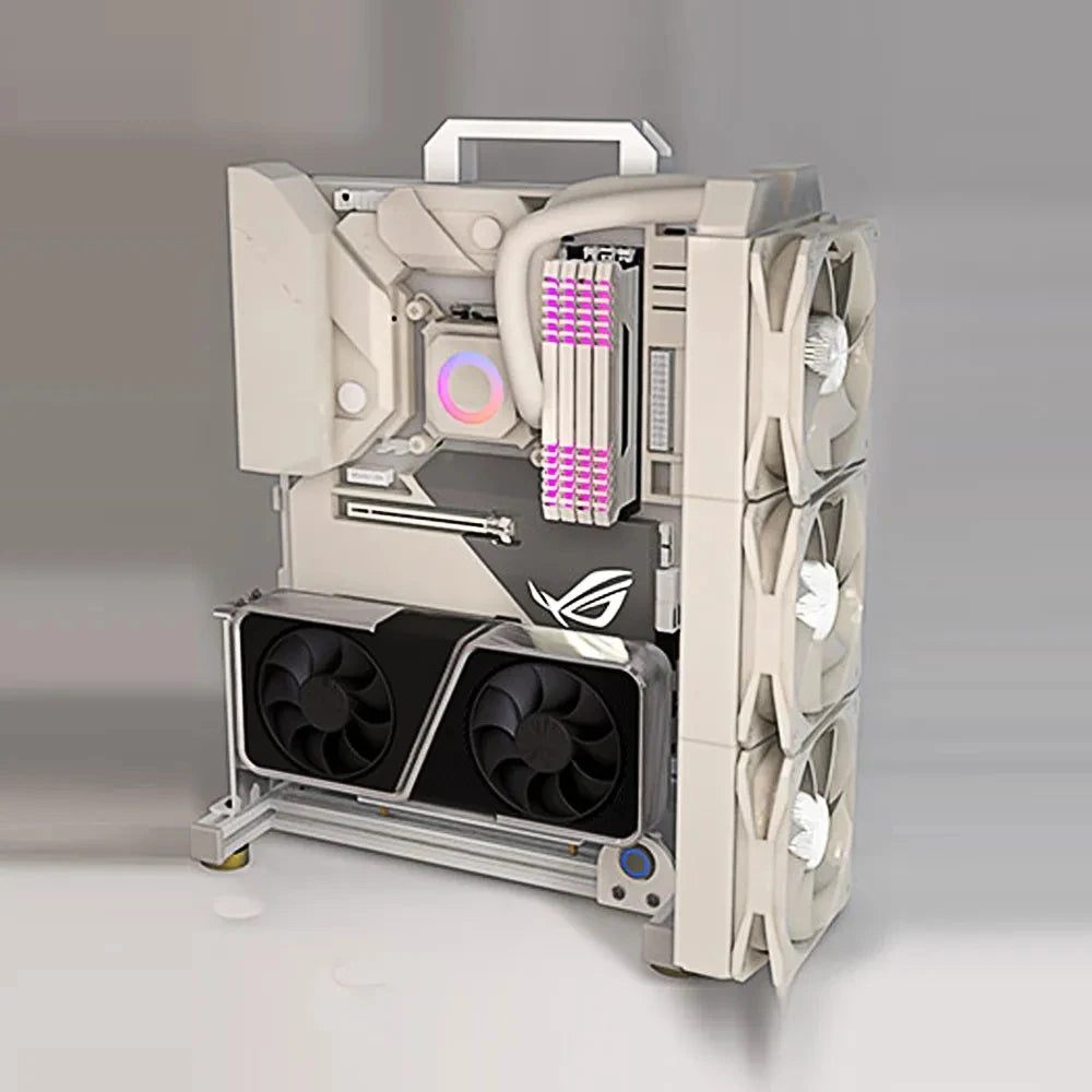 Mini ITX Gamer Cabinet MATX Open Computer Case Frame DIY Creative PC Rack ATX /EATX MOD Desktop Gaming Chassis