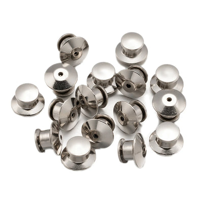 10/20Pcs Metal Locking Pin Back Locking Pin Keeper Clasp DIY Backing Brooch Lapel Safety Hold Lock Jewelry Making Accessories