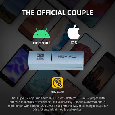 HiBy FC3 MQA Dongle Type C to 3.5mm 112mW Output USB DAC Audio HiFi Decoder Headphone AMP PCM384 DSD128 for Android iOS Win10