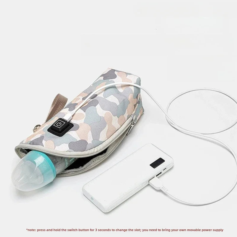 Baby Milk Warmer Baby Nursing Bottle Heater, Portable USB Bottle Warmer for Car, Outdoor Travel Accessories Outdoor Portable
