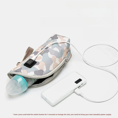 Baby Milk Warmer Baby Nursing Bottle Heater, Portable USB Bottle Warmer for Car, Outdoor Travel Accessories Outdoor Portable