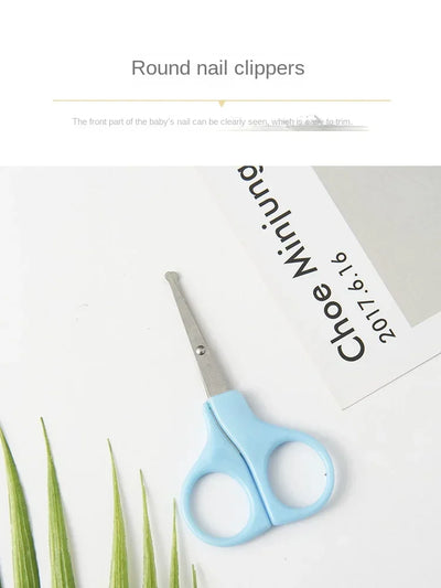 4pcs/set Baby Nail Clipper Small Nail Trimmer Scissors Files Booger Clip Set Anti Pinch Nail Cutter Baby Care Tools
