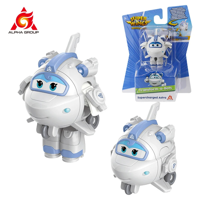 36 Types Super Wings 2" Scale Mini Transforming Anime Deformation Plane Robot Action Figures Transformation Toys For Kids Gifts