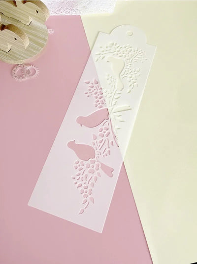 1Pcs Animal Magpie Bird Scrap Walls Stencil brush Painting Decor Stencils for Diy Scrapbooking Art Ablum Diary Stamp Craft