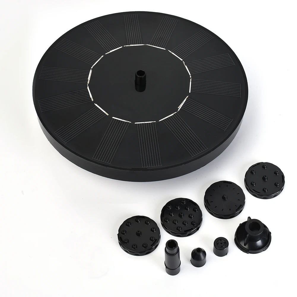 New Solar Water Fountain Pool Pond Waterfall Garden Decoration Buildings Outdoor Bird Bath For Solarna Panel Powered Water Pump