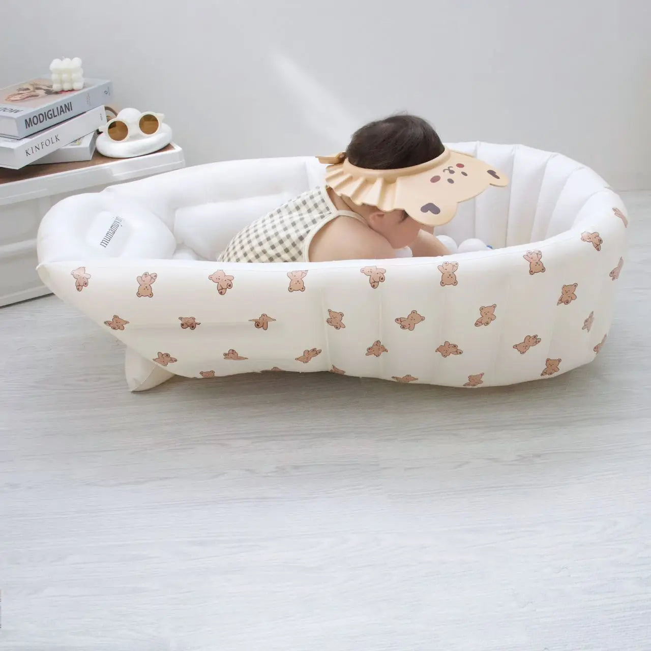 2025 New Inflatable Bathtub for Infants and Young Children, High Beauty Baby PVC Bathtub, Foldable Bathtub, Gaming Pool