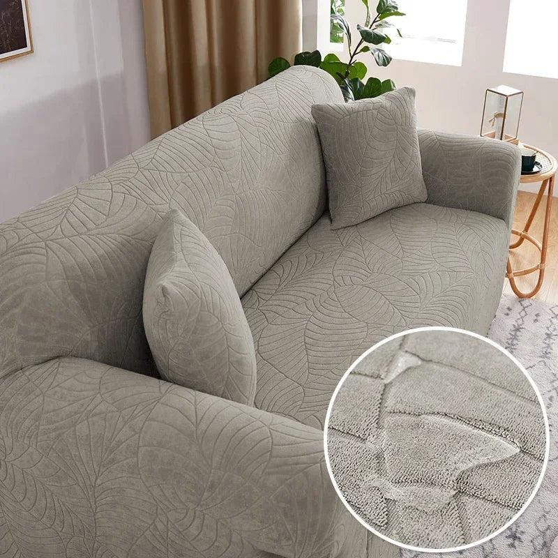 JACQUARD THICK ELASTIC SOFA COVER – 1/2/3/4 SEATER & L-SHAPED CORNER SOFA COVER FOR LIVING ROOM
