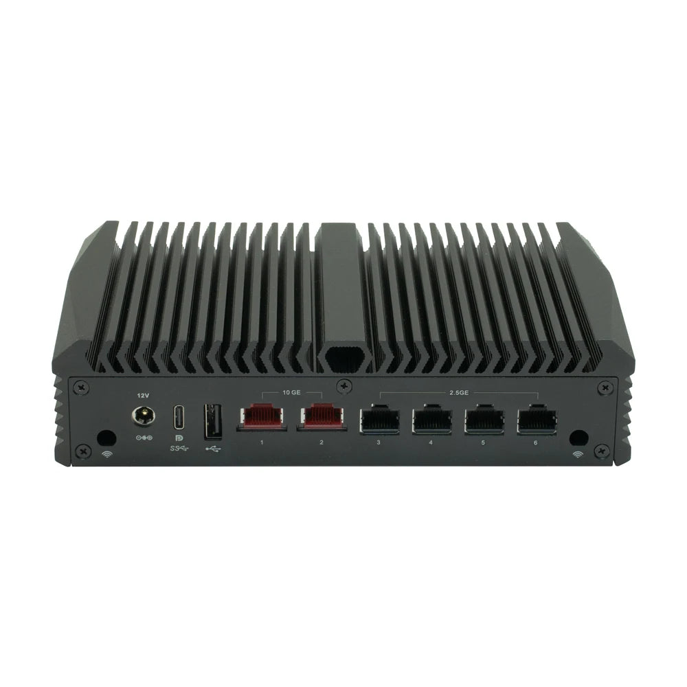 DIY Soft Router Gateway by Qotom Mini PC Q10922H6 N100 Processor 2x Marvell 10G LAN/ 4x i226V 2.5G LAN DDR5 RAM NVME SSD