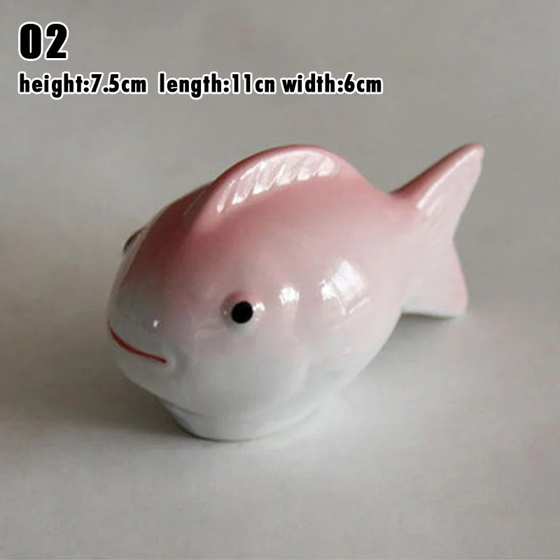 Garden Floating Ceramics Goldfish Creative Ceramic Underglaze Color Hand-painted Turtle Ornament Fish Tank Floating Decor Crafts