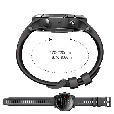 22mm 26mm Silicone Strap For Garmin Fenix 7X 7 Pro Solar/6X 6 Sapphire 5 5X Plus 3 3HR/Epix Approach S62 60 QuickFit Watch Band