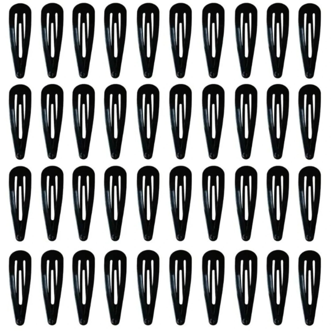 50Pcs Snap Hair Clips Candy Color Glossy 2 Inches No Slip Metal Hair Pins Clips Barrettes Accessories for Baby Girls Toddlers
