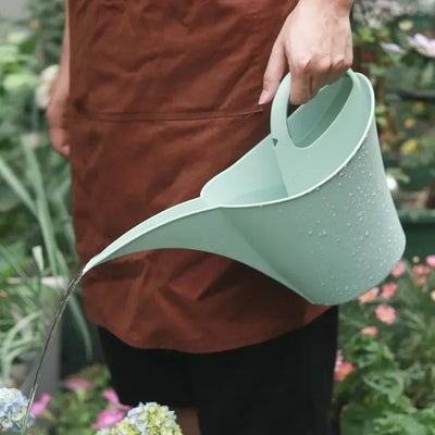 2L Plastic Long Mouth Watering Can Wear-resistant Large Capacity Flower Watering Pot With Handle Watering Tools Garden Supplies