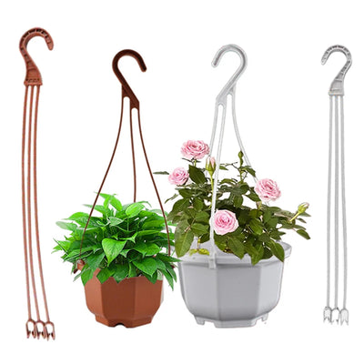 24/36cm Plant Hanger Hanging Flower Pots Holder Garden Basket Hanging Chains Balcony Decorate Home Office Flowerpot Accessories