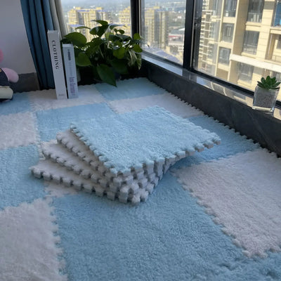 5-20pcs Foam Play Mat for Baby, Soft Non-Toxic Baby Playmat Solid Colored Foam Puzzled Floor Mats, Baby Play Mat Exercise Mats