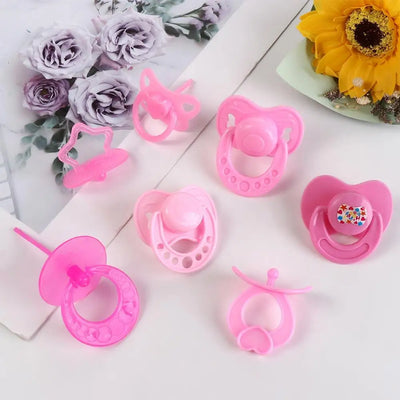 Pretend Play Doll Pacifier DIY Decoration Feeding Miniature Pacifier Games Toys Plastic Pacifier Toy Doll Accessories