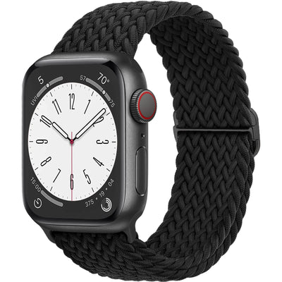 Braided Solo Loop For Apple watch band 45mm 44mm 40mm 49mm 38 41mm Elastic correa bracelet series 8 9 5 4 3 SE 6 7 Ultra 2 strap