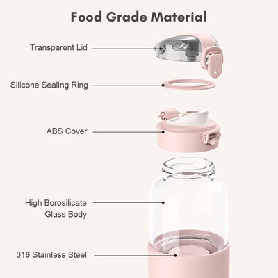 Portable 300ml Capacity Water Warmer for Baby Formula Precise Temperature Control Wireless Instant Water Warmer for Car Travel