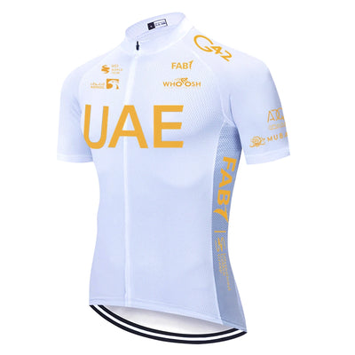 2025 White Cycling Jersey TEAM UAE Bike Vest Maillot Men Women Quick Dry Ropa Ciclismo Bicycle Jersey T-shirt