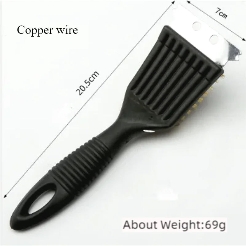 For Barbecue Grill Brush Steel Wire Bristles BBQ Cleaning Brushes Durable Cooking Tool Outdoor Home BBQ Gas Kit Accessories
