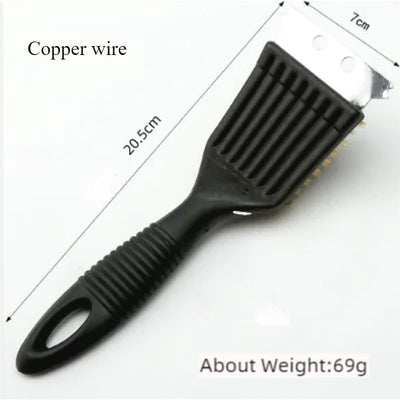 For Barbecue Grill Brush Steel Wire Bristles BBQ Cleaning Brushes Durable Cooking Tool Outdoor Home BBQ Gas Kit Accessories