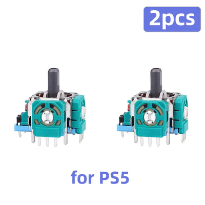 2Pcs Replacement 3D Analog Joystick for PS5/PS4/Switch Pro/Xbox One/Series Controller ThumbStick Repair Parts Accessory