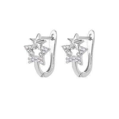 Stainless Steel Rabbit Butterfly Earrings for Women Gold Color Hoop Earrings 2024 Trending Aesthetic Jewelry pendientes mujer