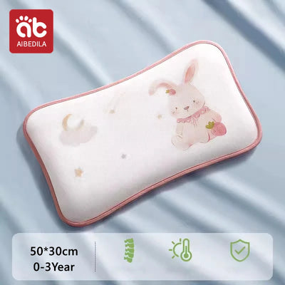 AIBEDILA BABY KIDS CARTOON HEAD PROTECTION PILLOW WITH ICE SHREDS AND CASSIA SEED FILLING FOR SLEEPING AND SUPPORT