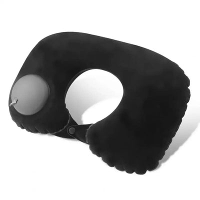 Travel Neck Pillow Comfortable Support Head 360 Degree Traveling Car Airplane Sleeping Head Supportive Press-inflatable Pillow