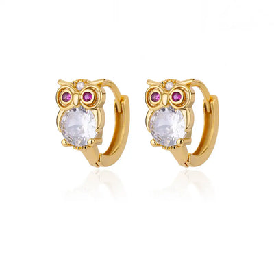 Stainless Steel Rabbit Butterfly Earrings for Women Gold Color Hoop Earrings 2024 Trending Aesthetic Jewelry pendientes mujer