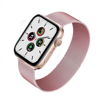 Milanese Loop for apple watch band 44mm 45mm 40mm 41mm 38-42mm pride bracelet iwatch series 9 8 7 6 SE 5 4 3 ultra 2 49mm strap