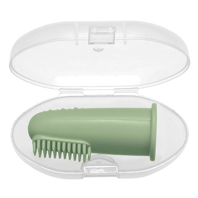 1pcs Children Teether Oral Care Cleaning Brush Baby Health Finger Toothbrush New Born Baby Items Travel Portable Accessories