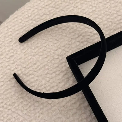 Headbands for Women Girl Hair Bands Korean Accessories Hoop Fascinators Elegant Headdress Vintage 2024 Popular New in Gift Black