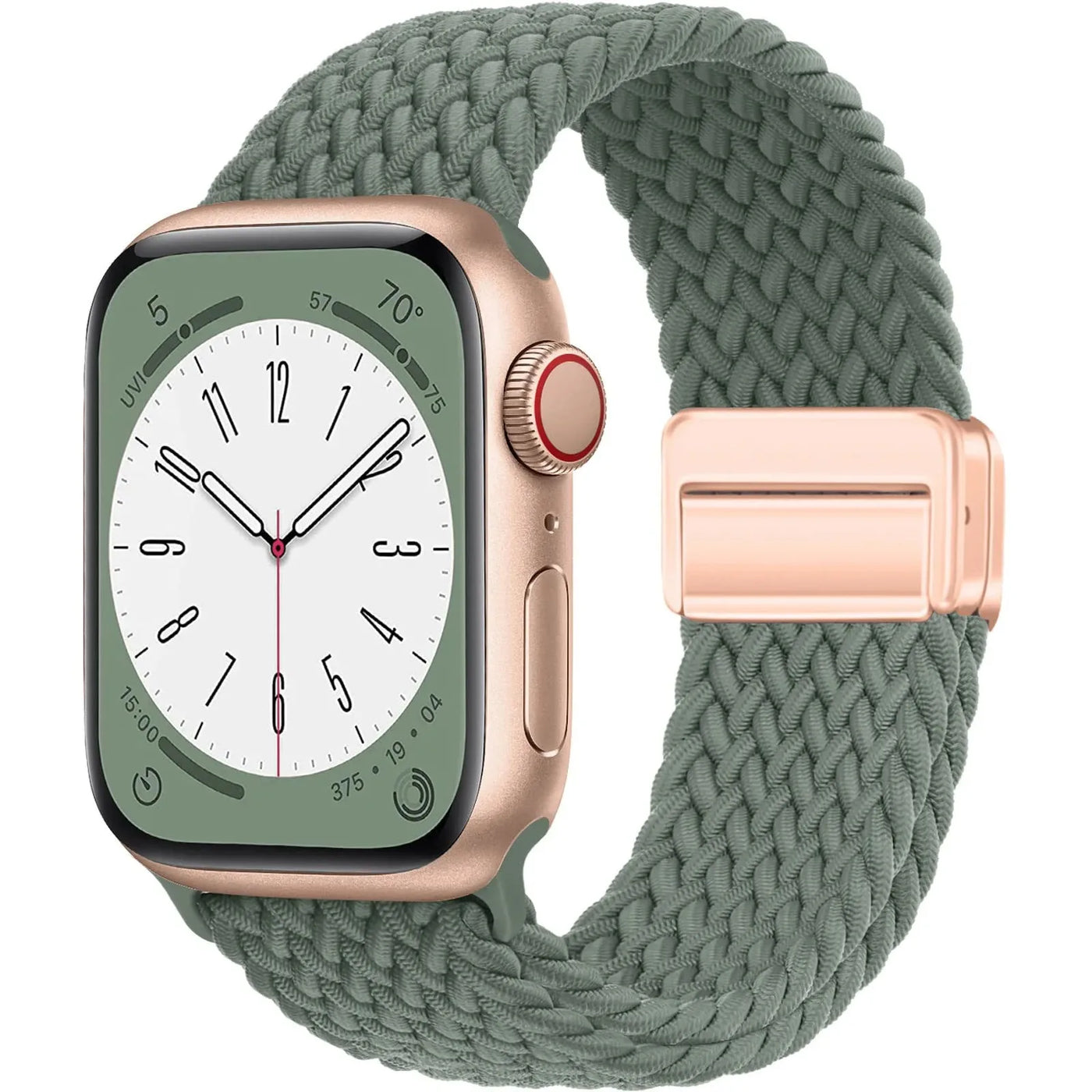 Braided Strap For Apple Watch Band 40mm 45mm 41mm 44mm 49mm 38 magnetic buckle Nylon Bracelet iWatch series se 7 5 6 8 9 Ultra 2