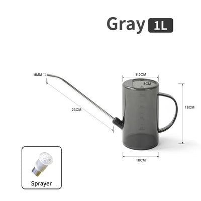 1/1.5l Long Spout Watering Can With Gardening Shovel Set Garden Irrigation Spraying Pot For Indoor Outdoor Plants Flower Office