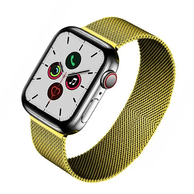 Milanese Loop for apple watch band 44mm 45mm 40mm 41mm 38-42mm pride bracelet iwatch series 9 8 7 6 SE 5 4 3 ultra 2 49mm strap