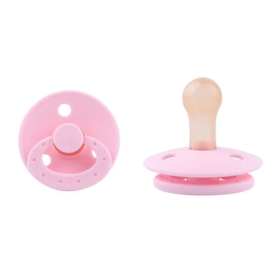 Baby Pacifier Silicone Baby Pacifiers Bibs Pacifier Clip Chain Newborn Boy Girl Candy Color Nipple Dummy Pacifier Soother 0-3Y