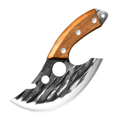 Forged Meat Cleaver Kitchen Chef Knife Fishing Boning Fruit Cutting Knife BBQ Butcher Portable Utility Viking Knife Can Opener