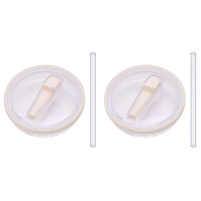 40Oz Tumbler Flip Straw Lid Replacement Spill Proof Reusable Tumbler Cover Splash Resistant Reusable Straw Cap for Stanley 40oz