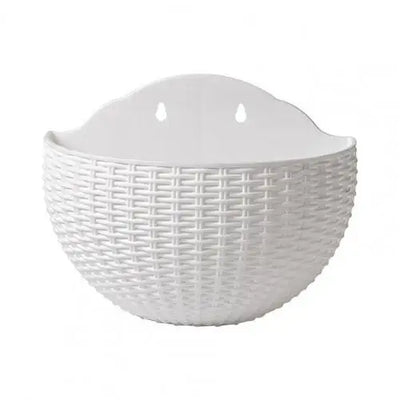 Flower Pot Exquisite Wall-mounted Plastic Wall Hanging Basket Flowerpot for Outdoor Garden Balcony Planter Bucket Home Decor New