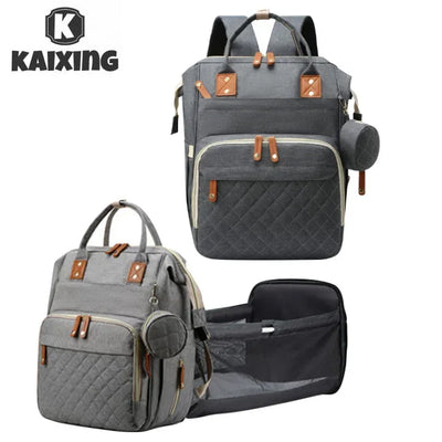 Portable Multi-functional Large Capacity Baby Stroller Bag Foldable Bed Bag for Mothers Outdoor Travel Storage Accessories