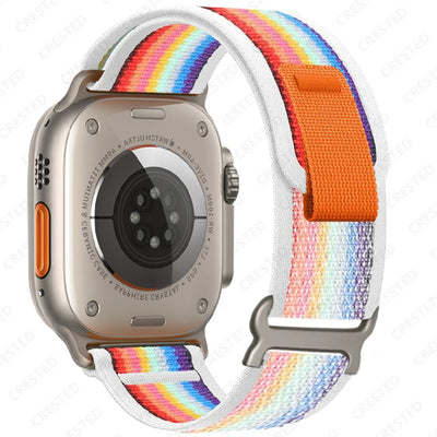 Trail Strap For Apple Watch Ultra 2 Band 49mm 45mm 44mm 42mm 40mm 41mm 38mm Nylon bracelet correa iwatch series10 9 8 7 6 5 4 SE