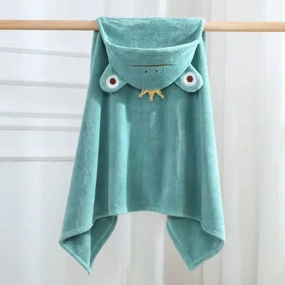 Newborn Baby Hooded Towels Toddler Super Soft Bath Towel Blanket Coral Fleece Kids Bathrobe Infant Cartoon Baby Stuff