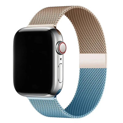 milanese Loop Band for apple watch Strap Ultra 49mm 45mm 44mm 41mm 40mm Metal Wristband bracelet iwatch series 9 8 7 6 5 4 3 SE